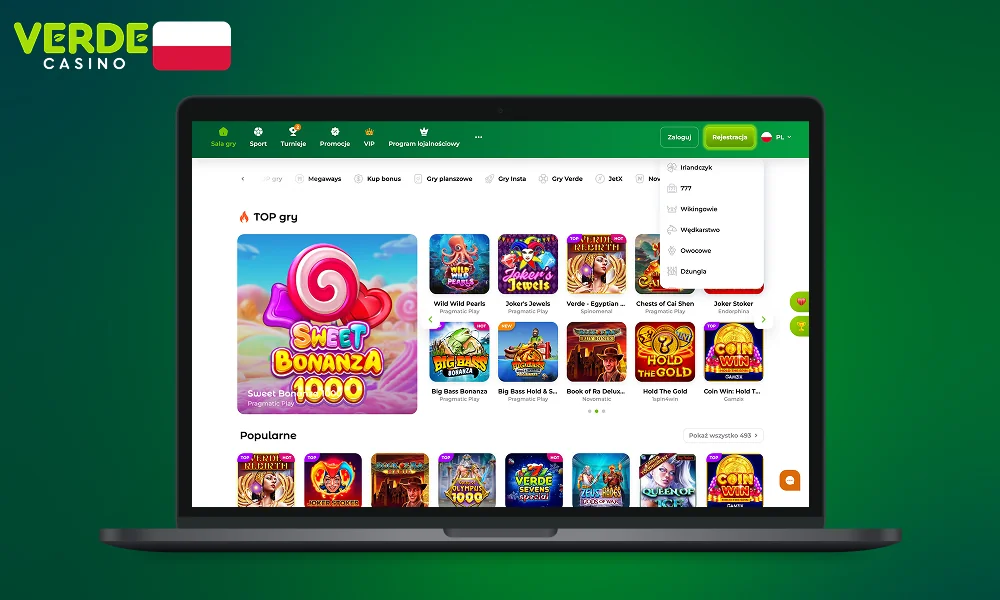 Gry online w Verde Casino